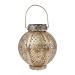 Outdoor Solar Light Hollow-Out Iron Art Solar Lantern Light Hanging Solar Garden Lights Balcony Patio Pathway Lighting (Color : A) (A )