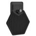 Silicone Exfoliating Body Scrubber, Shower and Bath Accessories with Storage Hooks, Easy to Clean, Foamy and Reusable, Deep Clean and Revitalize Your Skin Silicone Black