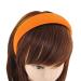 axy Wide Headband - Padded Candy Colors Hair Accessory for Women | Stylish Orange Hairband - HRK2A - Buy Online on GoSupps.com