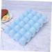 OSALADI Box Egg Tray Carrier Deviled Egg Holder Flat Top Egg Tray Egg Cartons Egg Container Egg Rack Wheat Blue 29*19CM - Buy Online on GoSupps.com