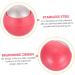 Sewoart Hand Massage Ball - Trigger Point Tool for Muscle Relief | Ice Ball Massage Device & Facial Tool | Fitness Meridian ABS - Pink (6.5x6.5x6cm) - Buy Online on GoSupps.com