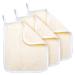 3pcs Exfoliating Face and Body Towel Soft Weave Bath Cloth Exfoliating Scrub Cloth Massage Bath Cloth for Unisex Men Women