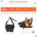 Adjustable Breathable Muzzle for Small Dogs - Safe Comfortable Prevents Biting & Barking (S Black) - Buy Online on GoSupps.com