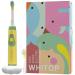 Whitop ED03 electric children's toothbrush IPX8 waterproof rechargeable children's Sonic toothbrush 3 modes rechargeable automatic electrical toothbrush for children boys and girls yellow