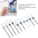 Cuticle Remover Bits High Strength Grinding Polishing Portable Polish Removal Drill Bit with Storage Box for Home for Nail Artist - Buy Online on GoSupps.com