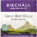 Birchall Great Rift Decaf English Breakfast Tea Bags - 20 Enveloped Plant-Based Prism Tea Bags - Buy Online on GoSupps.com