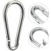 Big Carabiner Clip Heavy Duty Spring Snap Hook 6.3 Inch Steel Clip Link M1313x160mm - Buy Online on GoSupps.com