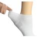 Doctor's Choice Diabetic Socks for Men - Seamless Ankle Socks, Aloe Infused, Non-Binding Top - Comfort for Gout - Charcoal, Large 10-13 - Buy Online on GoSupps.com