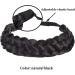 TOECWEGR Braided Hair Band 5 Strands Hair Scrunchie Classic Chunky Elastic Synthetic Headband Women's Beauty Accessories B07 - Buy Online on GoSupps.com