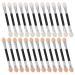 WOONEKY 24pcs Latex Eye Shadow Stick Eyeshadow Sponge Applicator Eyeshadow Sponge Brush Plastic
