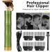 Professional T9 Bamboo Hair Clippers for Men - USB Rechargeable Electric Trimmer | International Shipping Available - Buy Online on GoSupps.com