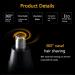 ZJchao 4-in-1 Nose Hair Trimmer & Hair Removal Kit - Rechargeable Waterproof Stainless Steel Electric Shaver for Men & Women - Buy Online on GoSupps.com