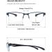 Vevesmundo Men's Sporty Rectangular Reading Glasses Set - Blue Light Filter +1.0 to +4.0 | 3 Pieces - Buy Online on GoSupps.com