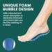 Buy Welnove Memory Foam Heel Inserts for Plantar Fasciitis Relief | Shock Absorbing Insoles for Work Boots | 3/4 Length Comfort | Men 5-8 & Women 6-10 - International Shipping Available - Buy Online on GoSupps.com