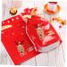 ORFOFE 10pcs Gingerbread Bags Elk Candy Bag Drawstring Bags for Candy Packing Bag Snowflake Crisp - Buy Online on GoSupps.com