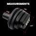 Innovatex Heavy-Duty Gun Trigger Lock Set with 3-Digit Combination - 3 Pack | Secure Handguns, Rifles, Pistols, and Shotguns | Solid Steel Home and Travel Safety Accessories - Buy Online on GoSupps.com