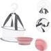minkissy 2 Sets Makeup Brush Cleaning Hanging Drying Hanger Folding Drying Rack Make up Brush Cleaner Silicone Makeup Mat Laundry Drying Rack Collapsible Powder Puff Wash Bowl Fabric - Buy Online on GoSupps.com