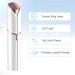 Electric Facial Hair Remover for Women - Painless Upper Lip & Chin Hair Removal USB Rechargeable White - Buy Online on GoSupps.com