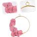 COOLHIYA Wrought Iron gate Hanging Wreath Rose Pendant Faux Sunflowers Artifical Flower Arrangement Rosy 20x20cm - Buy Online on GoSupps.com