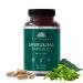 Saptamved Natural Spirulina Capsules 2000mg (120 Capsules) - Plant-Based Superfood Supplement for Men and Women | Rich in Protein Vitamins & Antioxidants | Supports Immune System and Overall Wellness