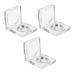 Anneome Anneome 6 Piece Transparent Storage Boxes Durable Empty Eyeshadow Blusher Trays Compact Portable Makeup Storage for Daily Use