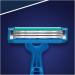 Gillette Blue 3 Disposable Razors for Men - Triple Blade Moisture Strips 8 Razors (4 Pack) - International Shipping Available - Buy Online on GoSupps.com