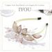 IYOU Bridal Wedding Headband Gold Flower Hair Bands Copper Wire Pearl Headpiece Bridesmaid Bride Hair Accessories for Women - Buy Online on GoSupps.com