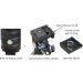 RetiCAM MT01 Mini Tripod with 3-Way Pan/Tilt Head, Quick Release Plate, and Carrying Bag - Aluminum, Black | For Phones, Cameras, Spotting Scopes - Buy Online on GoSupps.com