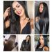 Buy Wigherpre Plucked & Bleached Knots Full Lace Human Hair Wigs for Black Women - Peruvian Straight 180 Density with Baby Hair (18-26 Inch) - International Shipping Available - Buy Online on GoSupps.com