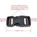 4 Pack Black Side Release Buckle & 8 PCS Tri-glide Slide Clip Set for 1 inch Webbing - Heavy Duty Plastic Replacement Buckles for Backpack Straps, Boat Covers, Dog Collars - Dual Adjustable Buttons - No Sewing Required - Buy Online on GoSupps.com