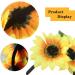 Kalsfisuia Sunflower Hair Accessory Polyester Beach Hair Decoration Simulation Flower Hair Hoop for Women and Girl - Buy Online on GoSupps.com
