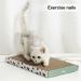Pawsfans Cat Scratcher Cardboard Scratch Pad with Box - Durable Corrugate Reversible Scratching Pads + Catnip - 3 Pack - Buy Online on GoSupps.com