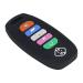 Car Remote Control Teether  Flexible Silicone Baby Teething Toy Safe for Kids for Gum(Black)