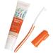 Pet Toothpaste and Toothbrush - Dog Toothpaste and Brush Set Finger Brush for Dogs Teeth and Toothpaste Pet Oral Teeth and Gum Care Wobblo A: Vanilla Flavor - Buy Online on GoSupps.com