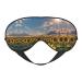 Sunflowers Sunlight Double-Sided Sleep Eye Mask Comfort Soft Blindfold with Adjustable Strap Block Out Light Black