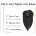 12" SEGO Hair Toppers with Fringe for Thinning Hair Women #1B Natural Black 100% Remy Real One Piece Clip in Bangs Human Hair Extension Hairpieces 150% Density (35g) - Buy Online on GoSupps.com