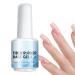 Nail Fiber Gel | Clear Reconstructing Gel for Damaged Nails 15ml Quick-Drying for Home or Travel Use