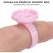 Eyelash Extension Glue Ring Cup 1.5cm / 0.6in Stable Wearing Easy To Wear Eyelash Glue Ring Cup Strong Flexibility for Professional Use(Pink 100 pcs a pack) - Buy Online on GoSupps.com
