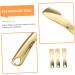 FRCOLOR 3pcs Gold Makeup Bottle Spatula Set | Metal Cosmetic Spoons for Eye Cream & Lotion | Skin Care Applicator Tools - Buy Online on GoSupps.com
