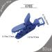 Pack of 4 Blue Pacifier Clips | Baby Dummy & Bib Clips | Durable Clip Chains for Easy Attachment - Buy Online on GoSupps.com