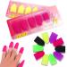 Phantomsky 10-Piece Nail Polish Remover Clips Set | Durable & Reusable Gel Nail Art Tools | UV Nail Light | Pink - Buy Online on GoSupps.com