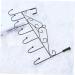 Alipis 7 Coat Hangers Hat Hanger Over Door Towel Bar Cloth Hanging Holder Over Door Hanger No Trace Hook medium Black - Buy Online on GoSupps.com