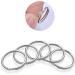 100 Pcs 12mm Split Key Rings Bulk - Small Keychain Connectors for DIY Crafts - Buy Online on GoSupps.com