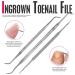 FANDAMEI Professional Nail Cuticle Tools Kit - Cuticle Nippers, Pusher Cutter, Ingrown Toenail File, Nail File, Buffer - 14 Piece Set - Buy Online on GoSupps.com