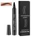 1 PCS Eyebrow Pencil Eyebrow Pen Waterproof Brow pen Microblading Eye Brow Pencils Long Lasting Natural Eyebrow Pen Black 1 count (Pack of 1) 01 Black