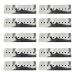 Miaija 10Pieces Hair Extension Shield Hair Extension Insulation Sheet Multi Holes Hair Extension Attachments Heat Shield Guards for Hair Extensions Hair Gel Tool