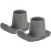 NOVA Medical Products Walker Glide Skis, Universal Fit, One Pair, Gray