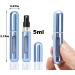 4PCS Refillable Perfume Atomizer Bottle Set - Portable Travel Mini Spray Bottles for Cologne Dispenser - Empty Perfume Spray Bottle with Bag - Buy Online on GoSupps.com