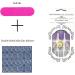 24 PCS Flower Press on Nails Matte Purple French False Nails Square Short Fake Nails Full Cover Stick on Nails for Women Girls Daily Wear Salon 08 - Buy Online on GoSupps.com