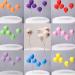 CiCy 24 Piece Colorful Balloon Cake Topper Clay Balloon Cake Picks Round Shape Balloons Dessert Cupcake Topper for Birthday Wedding Party Cake Decoration - Buy Online on GoSupps.com